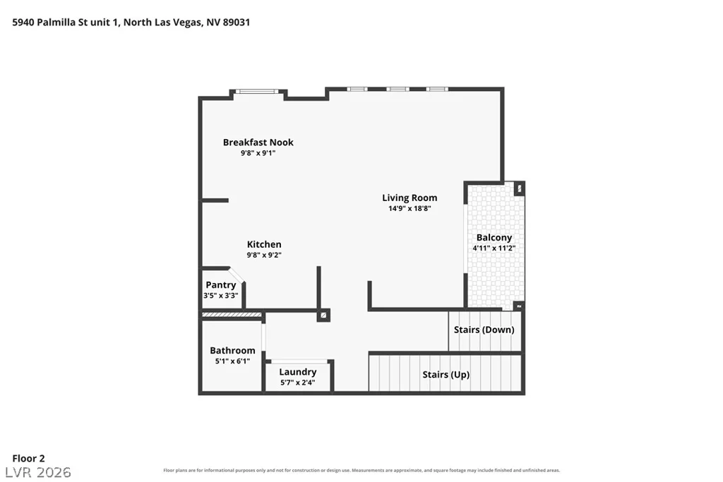 5940 Palmilla, North Las Vegas, NV 89031