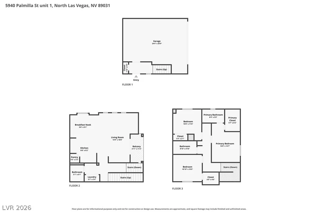 5940 Palmilla, North Las Vegas, NV 89031
