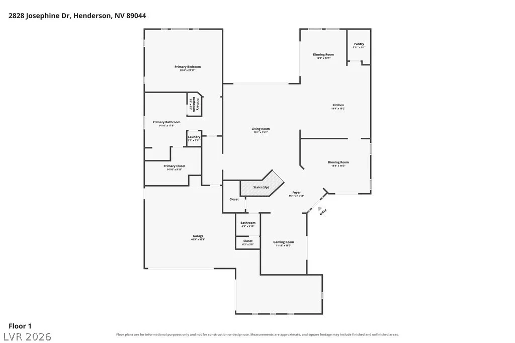 2828 Josephine, Henderson, NV 89044