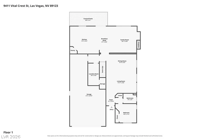 9411 Vital Crest, Las Vegas, NV 89123