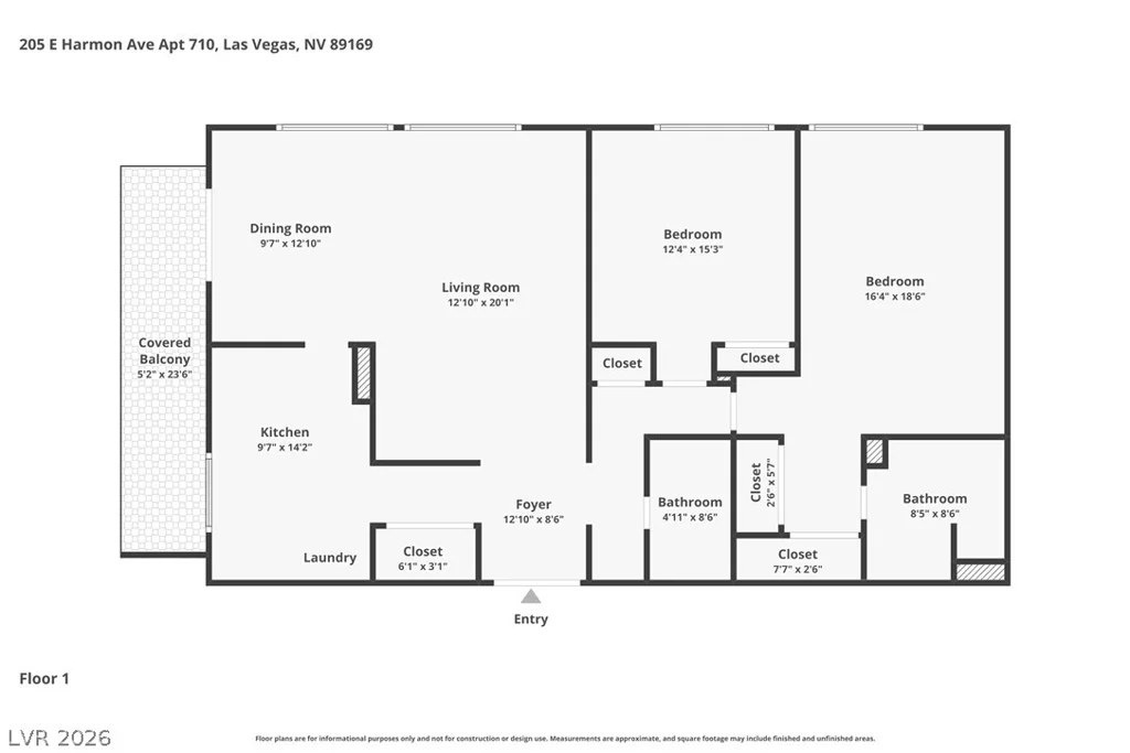 205 Harmon, Las Vegas, NV 89169