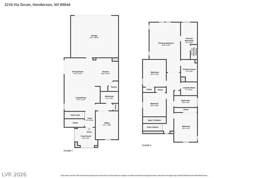 2216 Via Zoran, Henderson, NV 89044