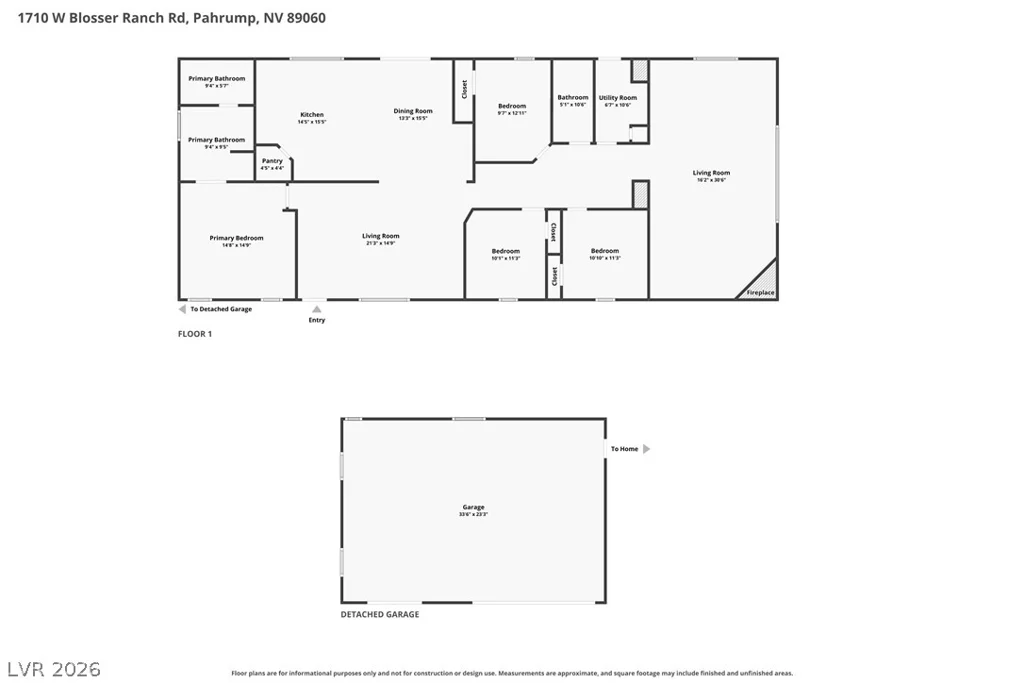 1710 Blosser Ranch, Pahrump, NV 89060
