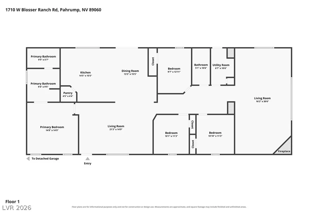 1710 Blosser Ranch, Pahrump, NV 89060
