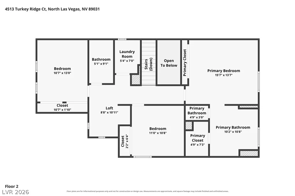 4513 Turkey Ridge, North Las Vegas, NV 89031