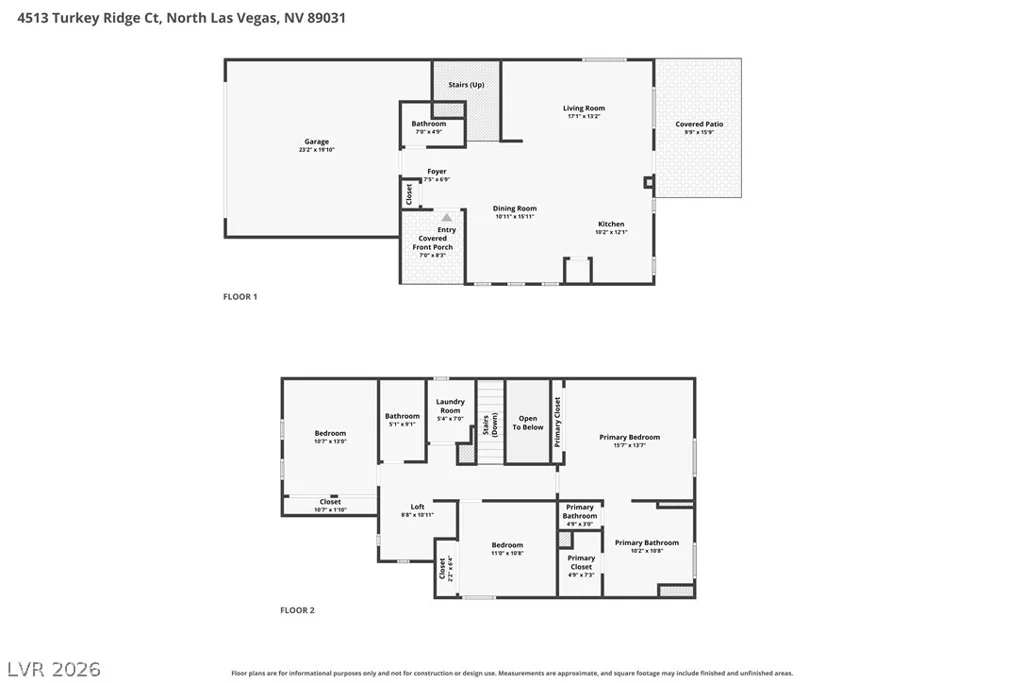 4513 Turkey Ridge, North Las Vegas, NV 89031