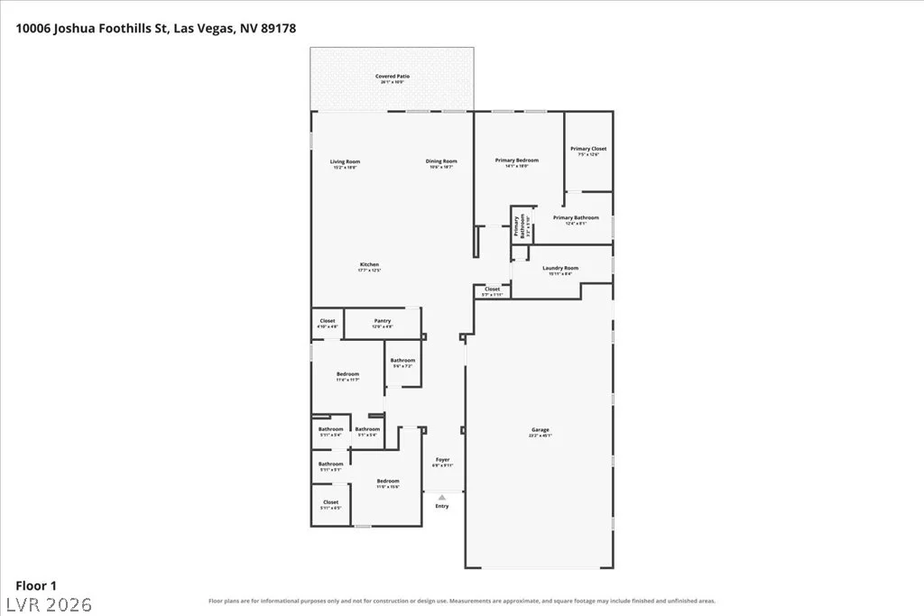 10006 Joshua Foothills, Las Vegas, NV 89178