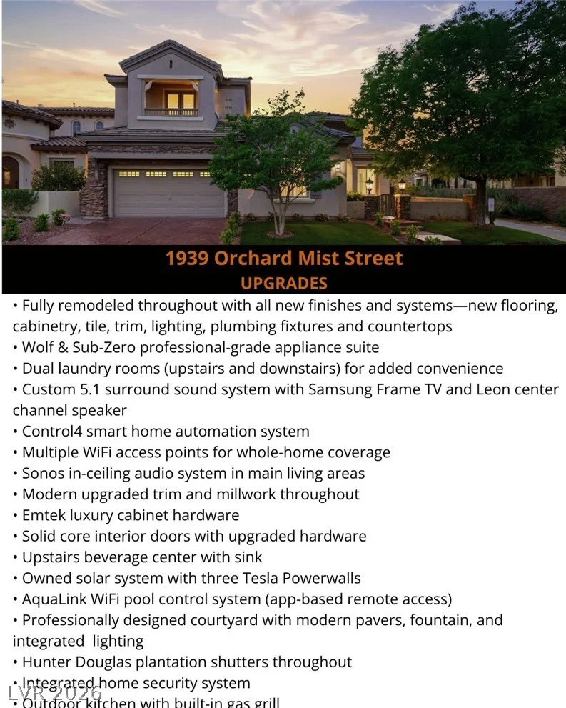 1939 Orchard Mist, Las Vegas, NV 89135