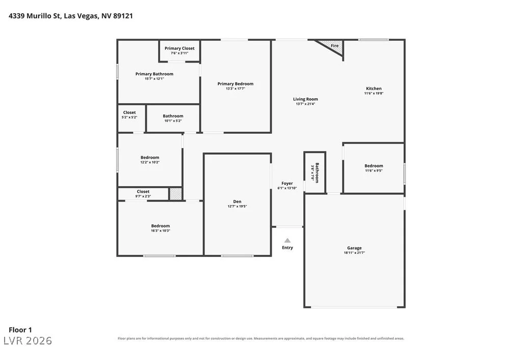 4339 Murillo, Las Vegas, NV 89121