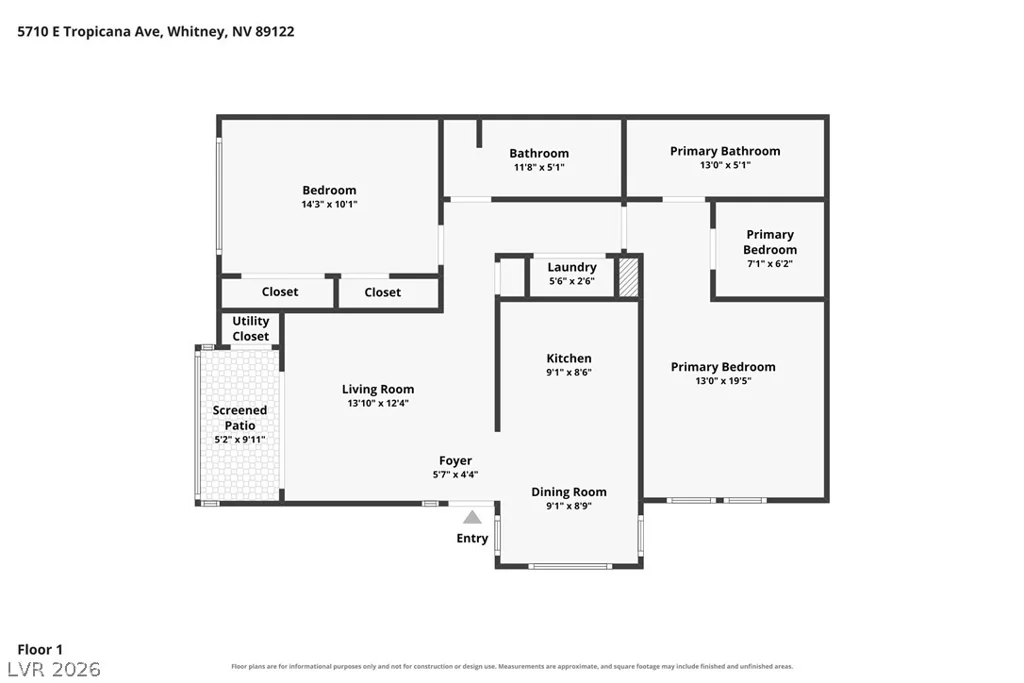 5710 Tropicana, Las Vegas, NV 89122