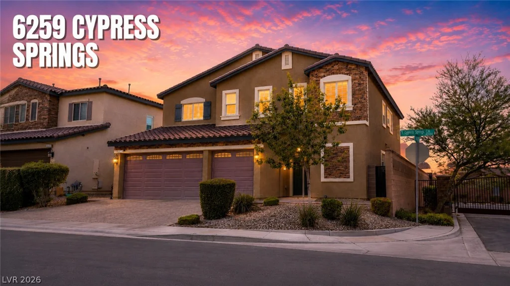 6259 Cypress Springs, Las Vegas, NV 89148