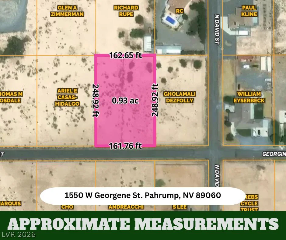 1550 Georgene, Pahrump, NV 89060