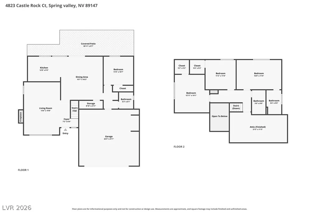 4823 Castle Rock, Las Vegas, NV 89147