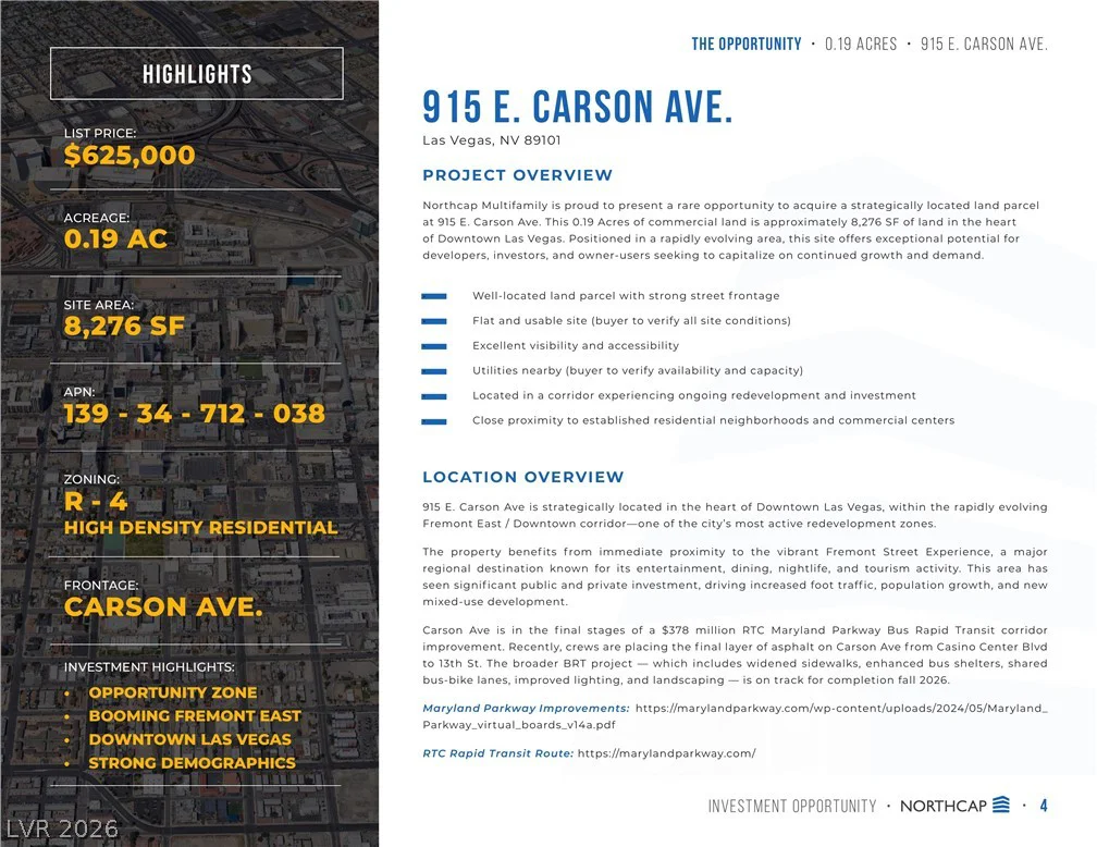 915 Carson, Las Vegas, NV 89101