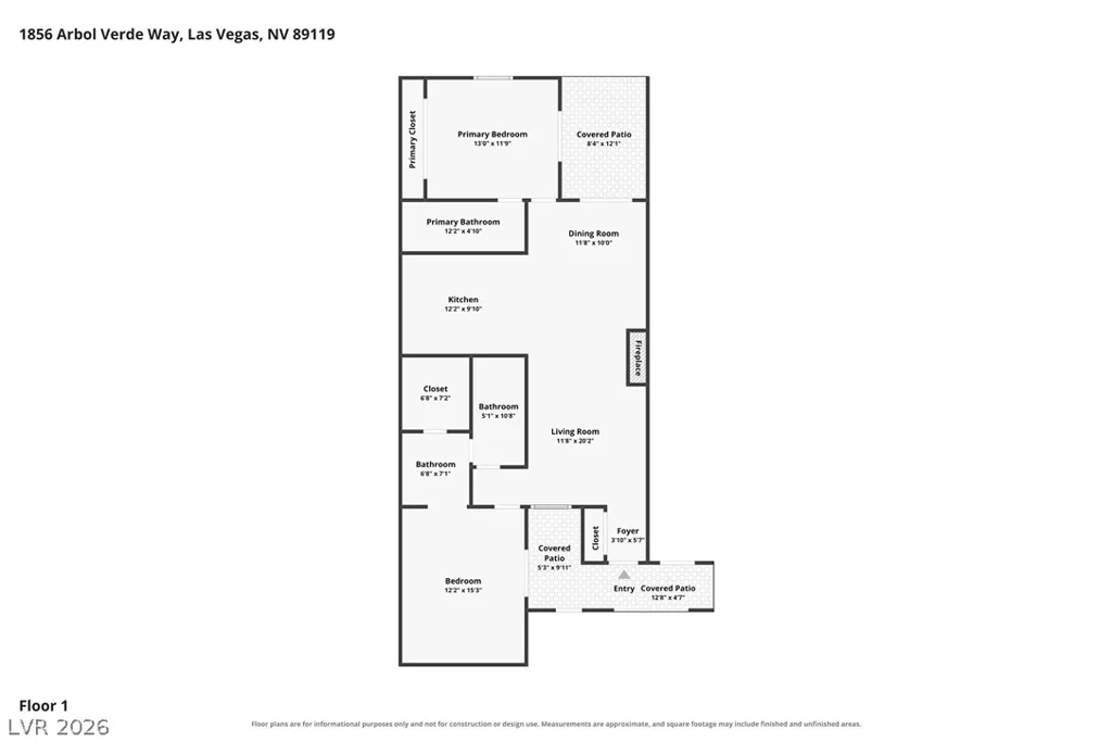 1857 Arbol Verde, Las Vegas, NV 89119