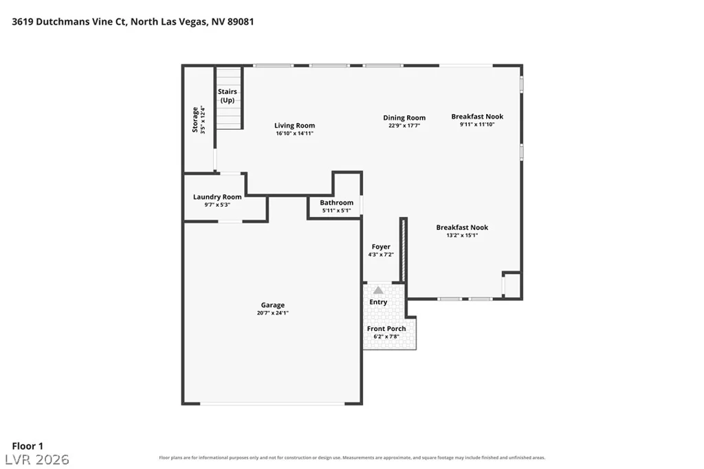3619 Dutchmans Vine, North Las Vegas, NV 89081