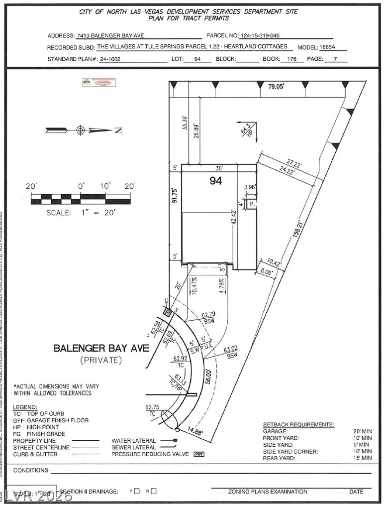 7413 BALENGER BAY, North Las Vegas, NV 89084