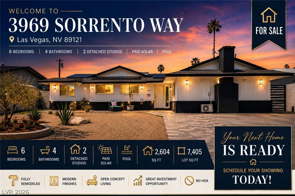 3969 Sorrento, Las Vegas, NV 89121