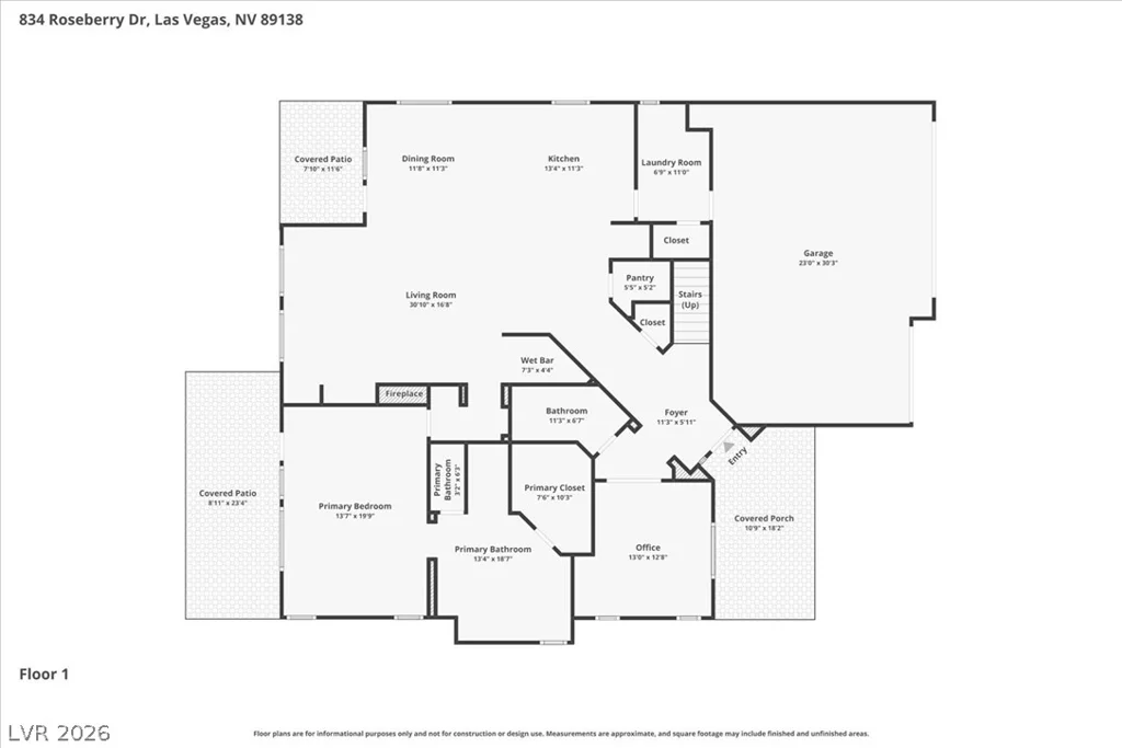 834 Roseberry, Las Vegas, NV 89138