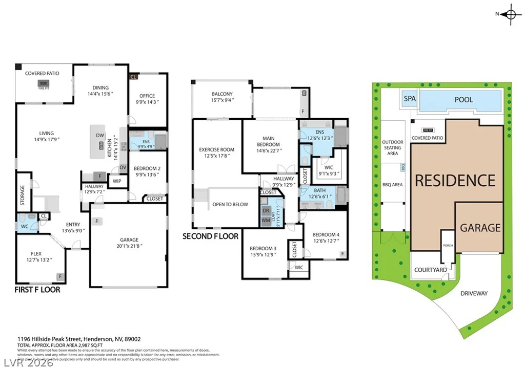 1196 Hillside Peak, Henderson, NV 89002