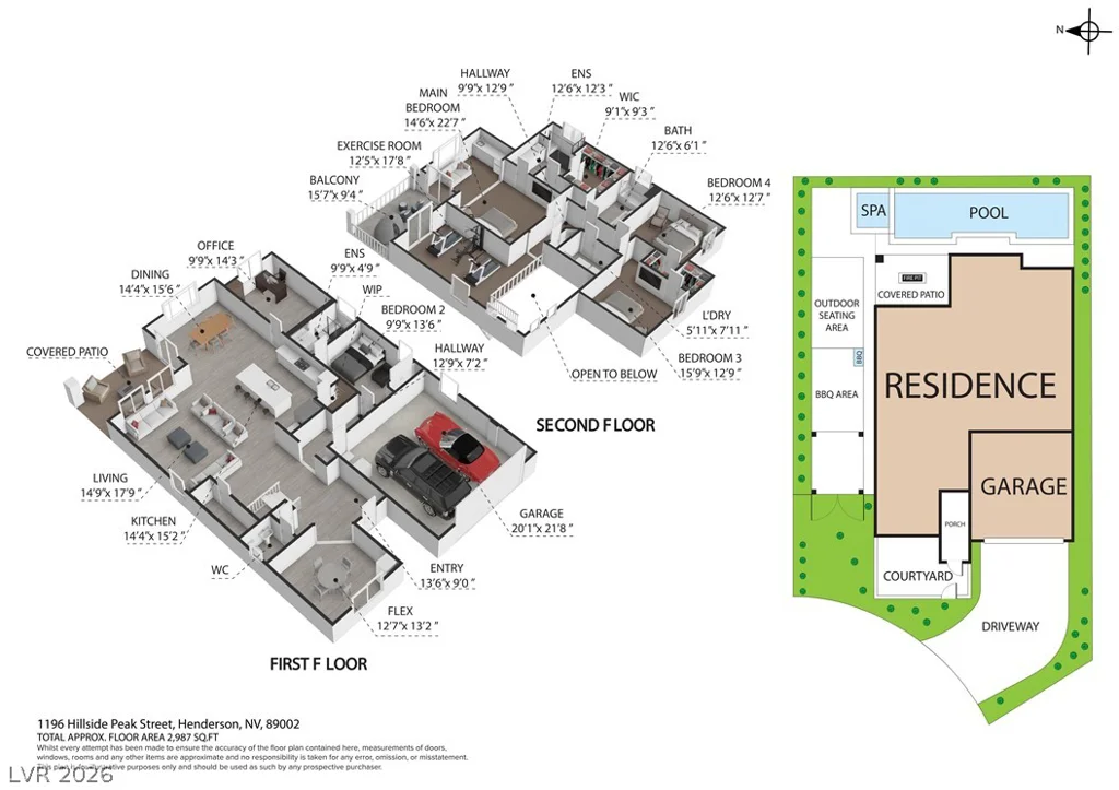 1196 Hillside Peak, Henderson, NV 89002