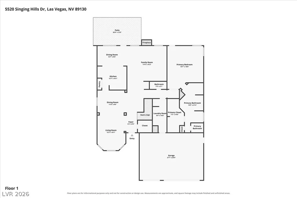 5520 Singing Hills, Las Vegas, NV 89130