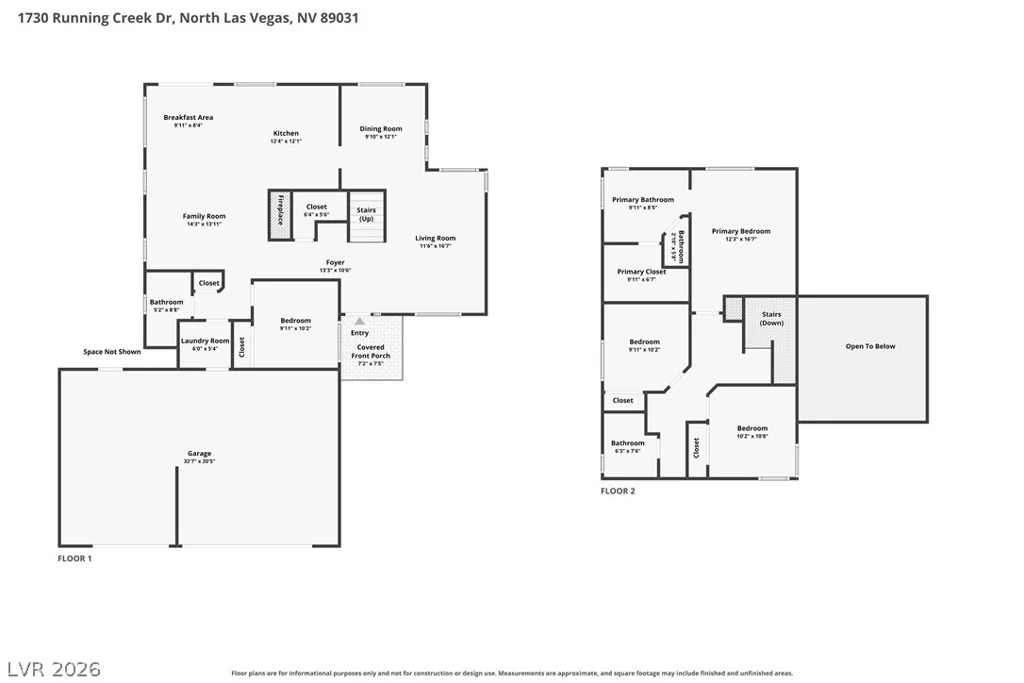 1730 Running Creek, North Las Vegas, NV 89031