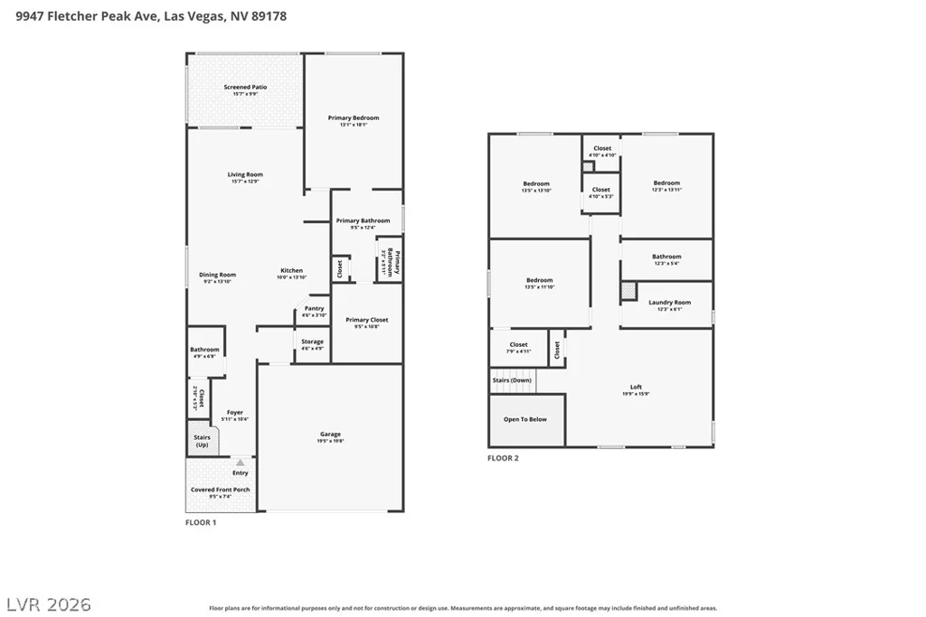 9947 Fletcher Peak, Las Vegas, NV 89178