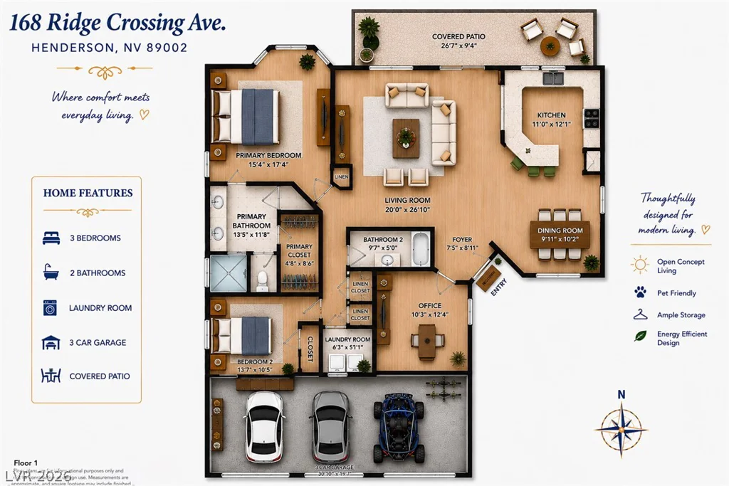 168 Ridge Crossing, Henderson, NV 89002