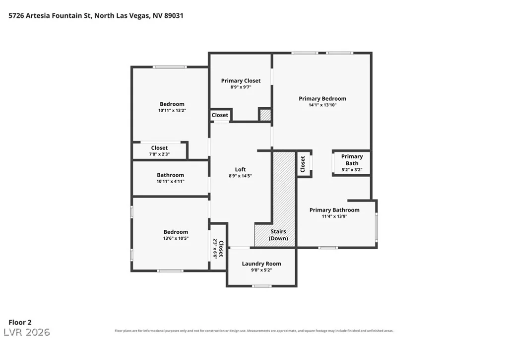 5726 Artesia Fountain, North Las Vegas, NV 89031