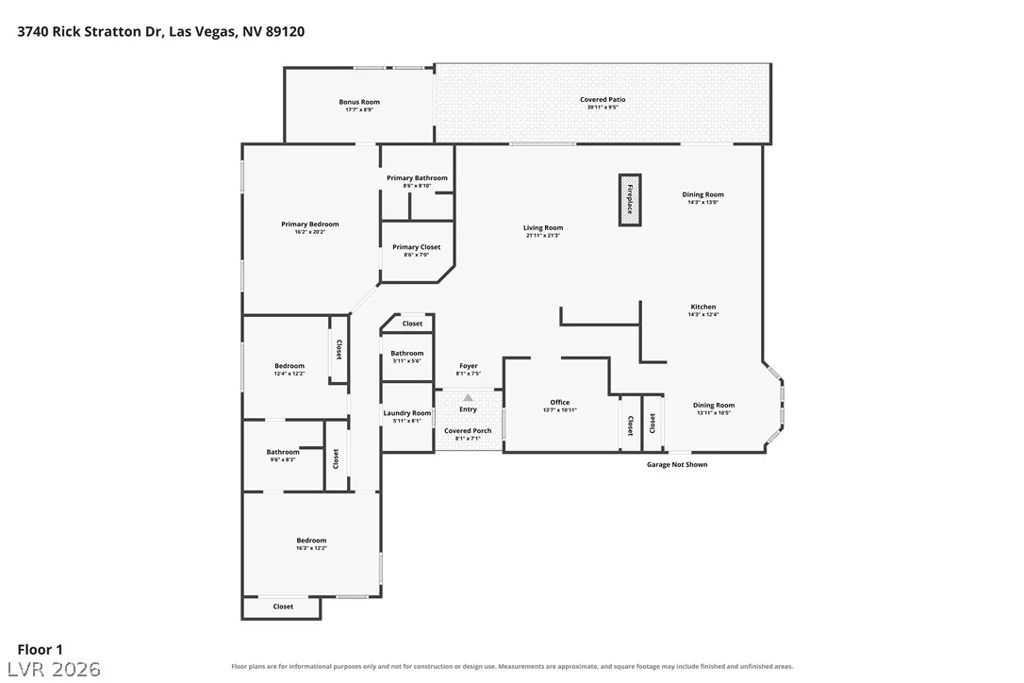 3740 Rick Stratton, Las Vegas, NV 89120
