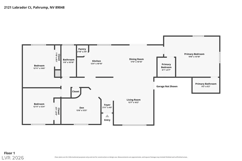 2121 Labrador, Pahrump, NV 89048
