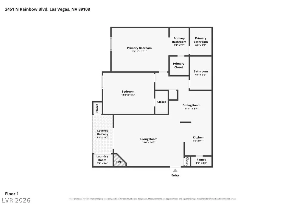2451 Rainbow, Las Vegas, NV 89108