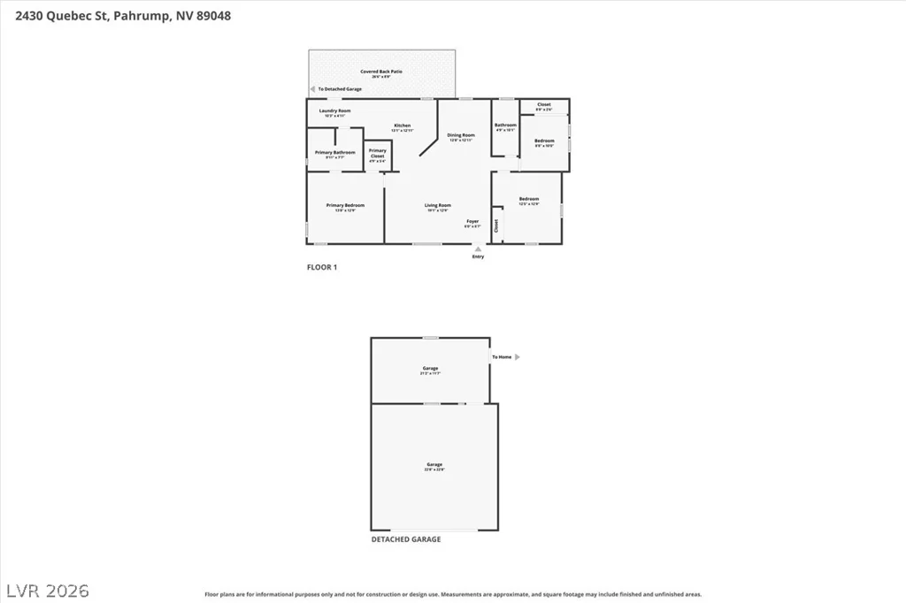 2430 Quebec, Pahrump, NV 89048