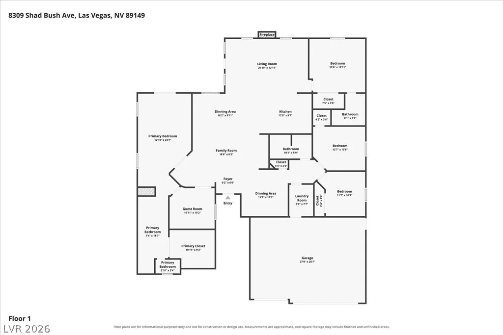 8309 Shad Bush, Las Vegas, NV 89149