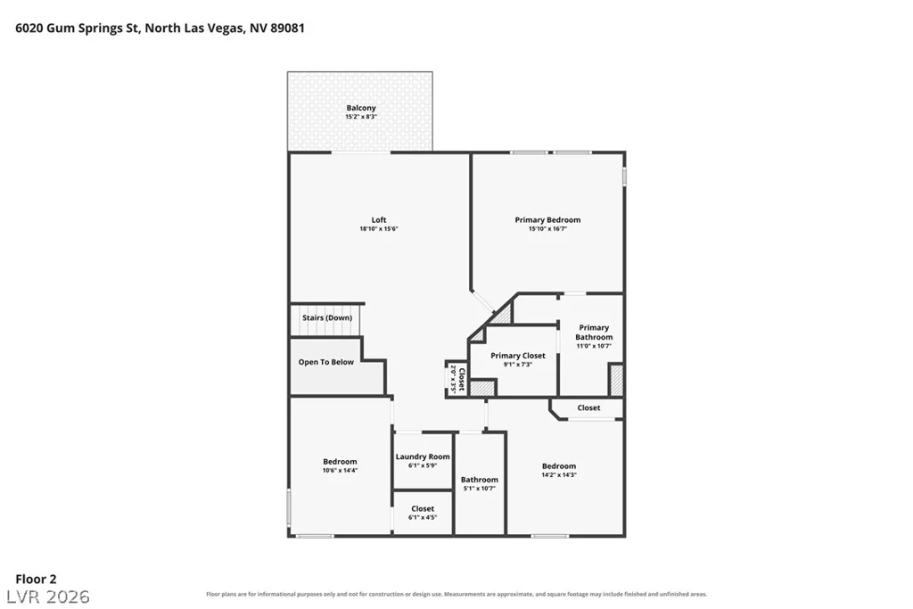 6020 Gum Springs, North Las Vegas, NV 89081
