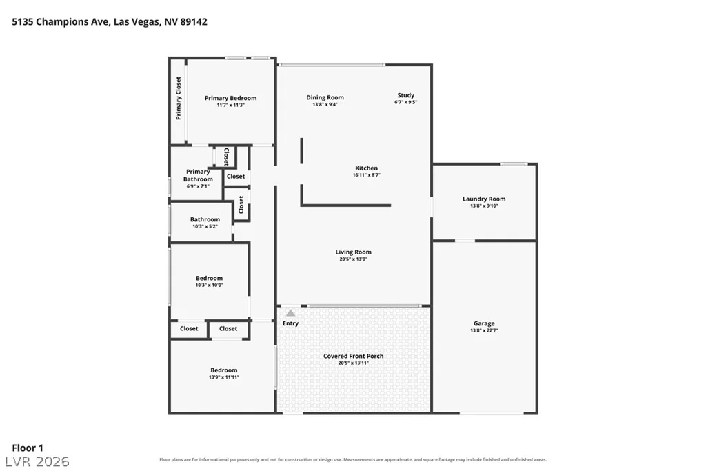5135 Champions, Las Vegas, NV 89142