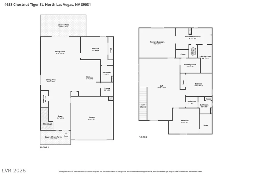 4658 Chestnut Tiger, North Las Vegas, NV 89031