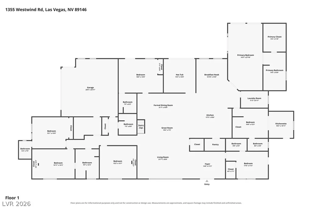 1355 Westwind, Las Vegas, NV 89146