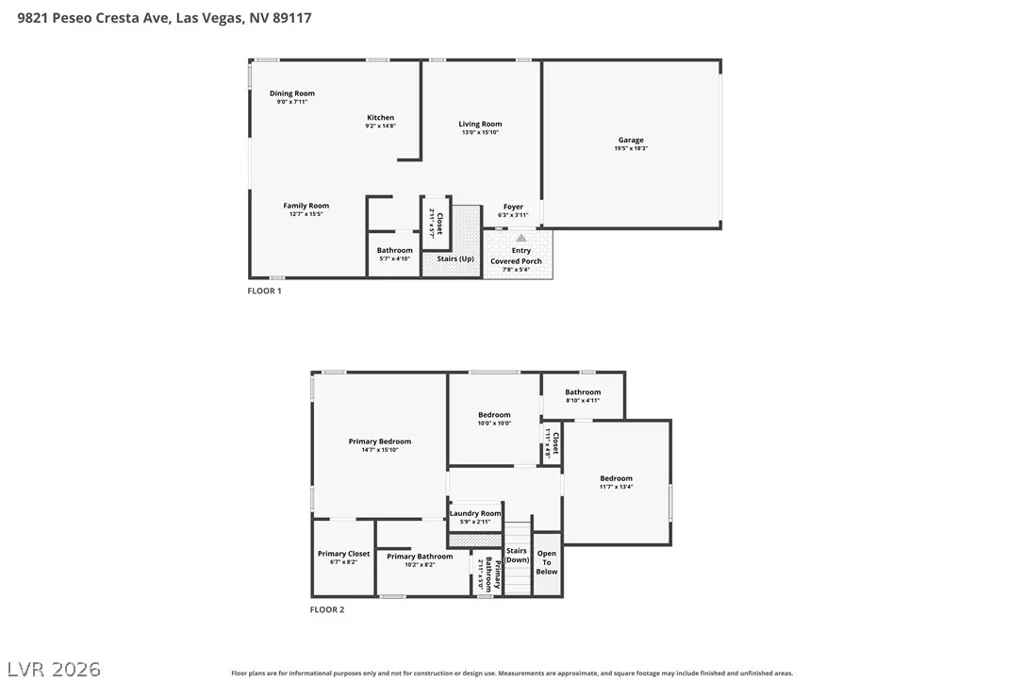 9821 Peseo Cresta, Las Vegas, NV 89117