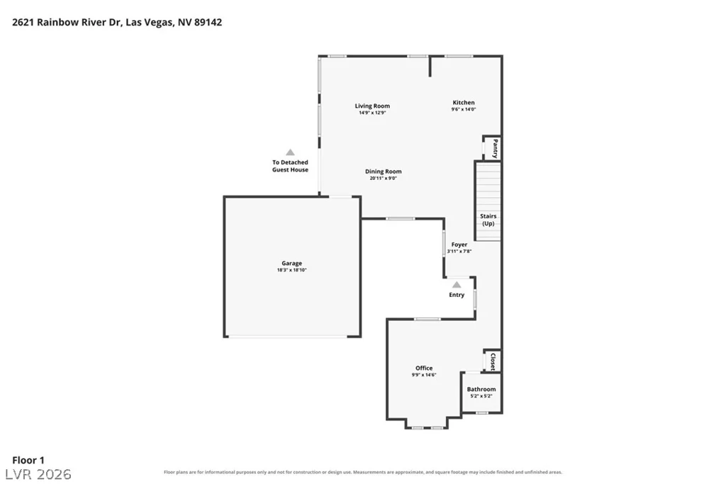 2621 Rainbow River, Las Vegas, NV 89142