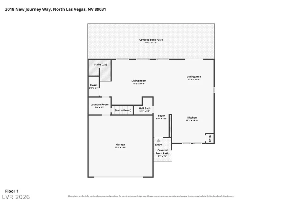 3018 New Journey, North Las Vegas, NV 89031