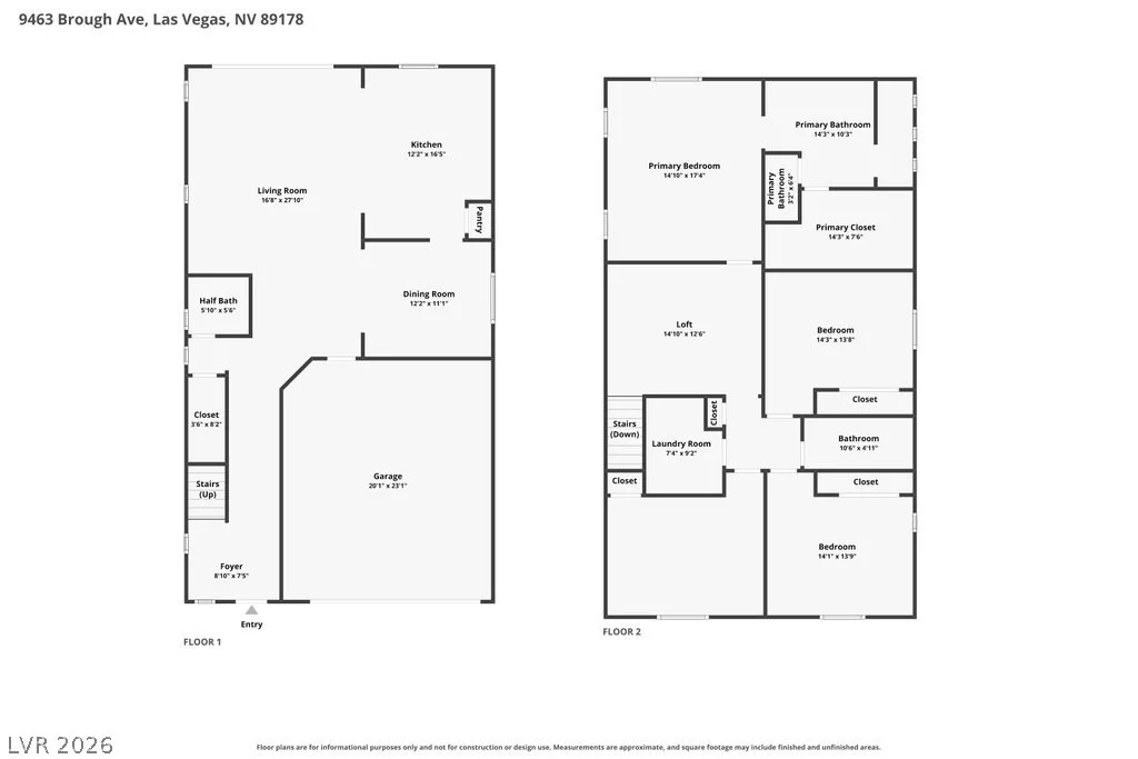 9463 Brough, Las Vegas, NV 89178