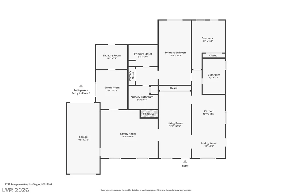 5722 Evergreen, Las Vegas, NV 89107