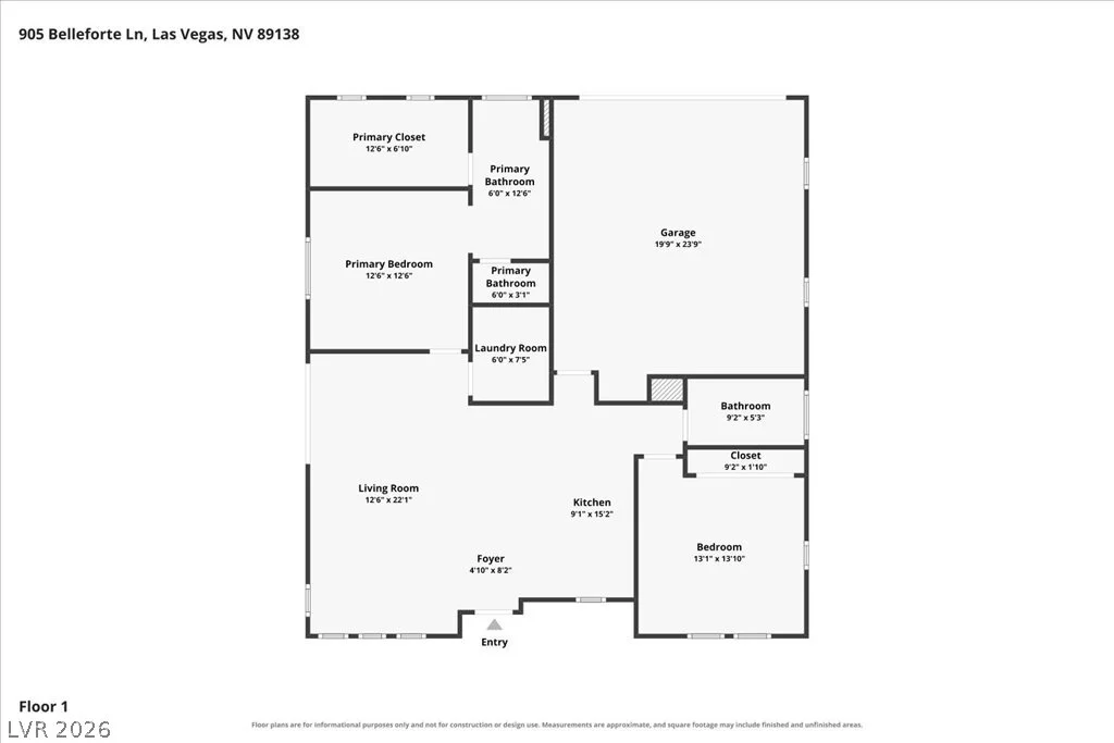 905 Belleforte, Las Vegas, NV 89138