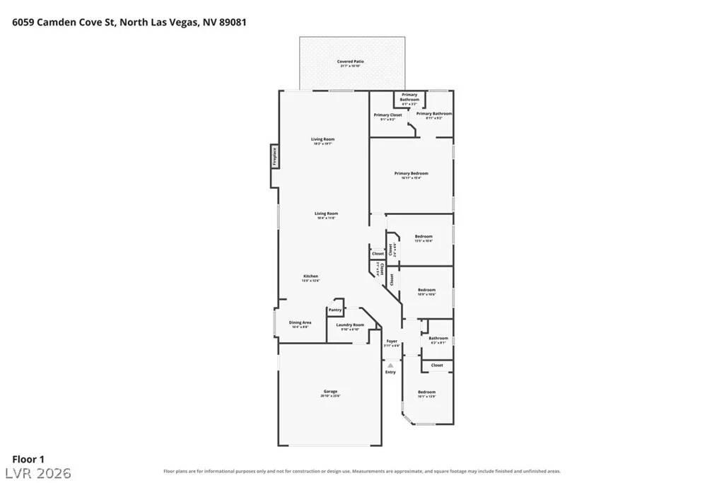 6059 Camden Cove, North Las Vegas, NV 89081