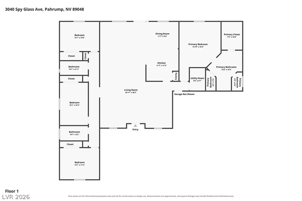3040 Spy Glass, Pahrump, NV 89048