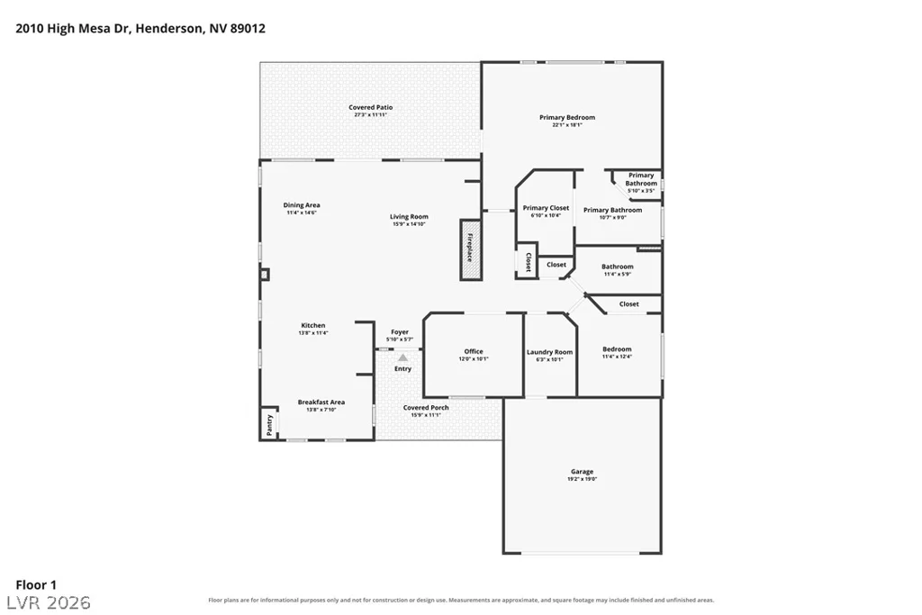 2010 High Mesa, Henderson, NV 89012