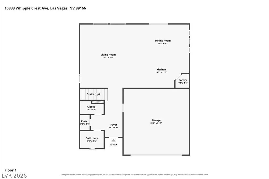 10833 Whipple Crest, Las Vegas, NV 89166