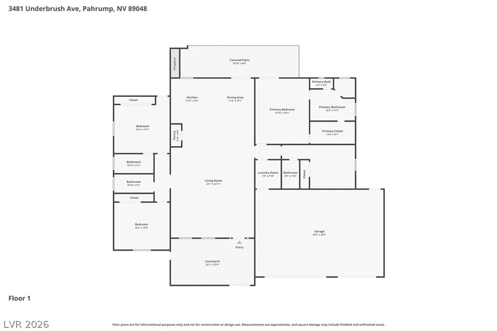 3481 Underbrush, Pahrump, NV 89048